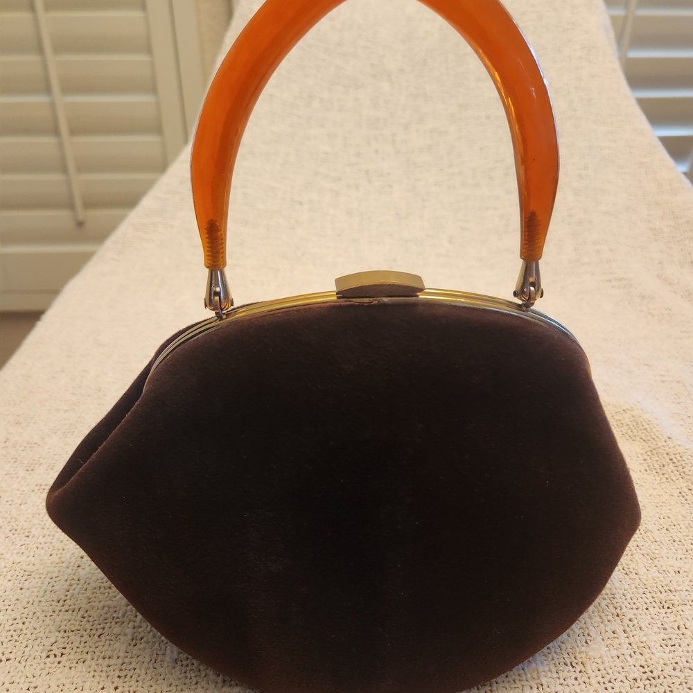 Rare 60's Wool Felt Purse